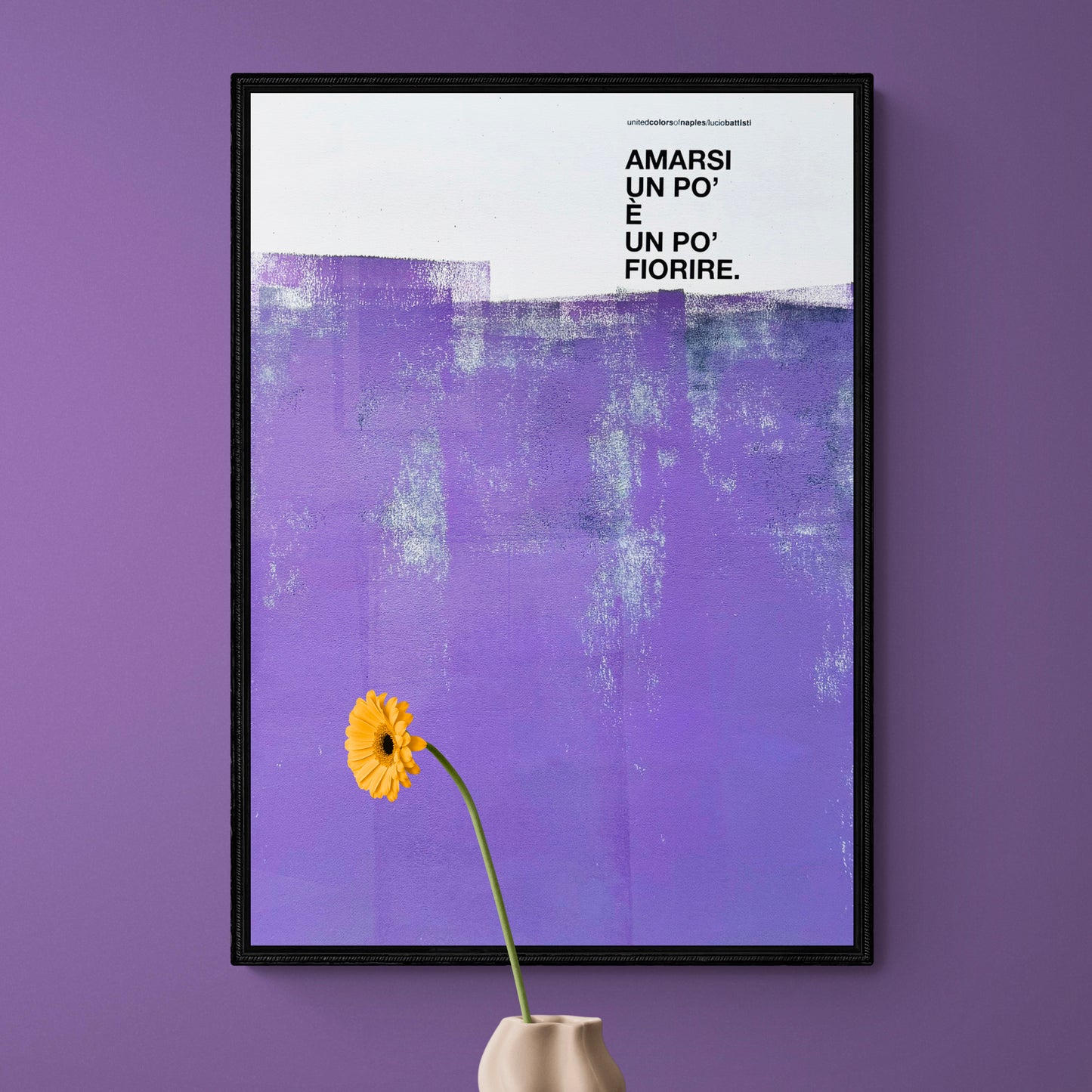 Opera Poster Amarsì un po', Lucio Battisti