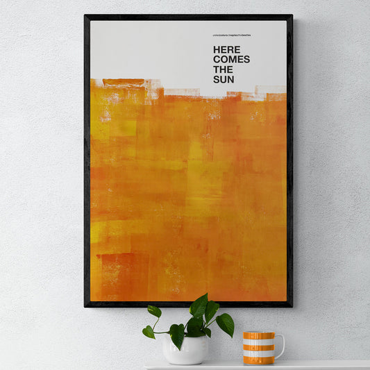 Opera Poster Here Comes The Sun, The Beatles