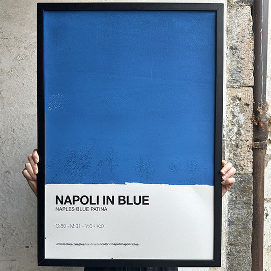 Opera Poster "Napoli Blue" – Das unendliche Blau von Neapel
