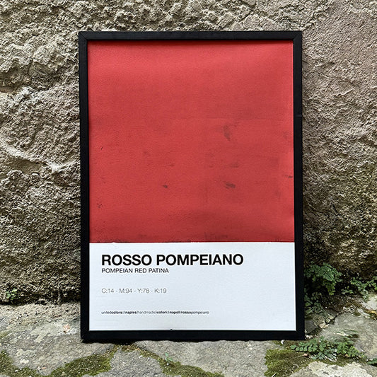 Opera Poster Rosso Pompeiano – Die unsterbliche Farbe Neapels
