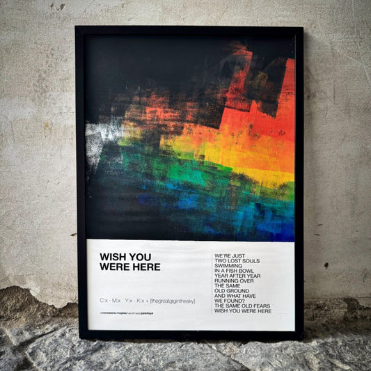 Opera Poster, Wish You were here, Pink Floyd